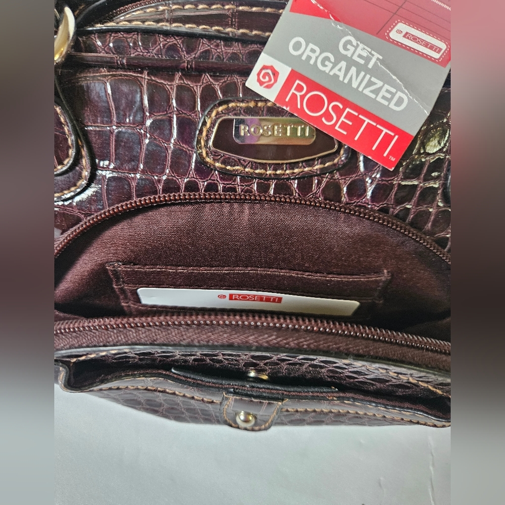 Rosetti Brown Mini Satchel Bag - Picture 9 of 9